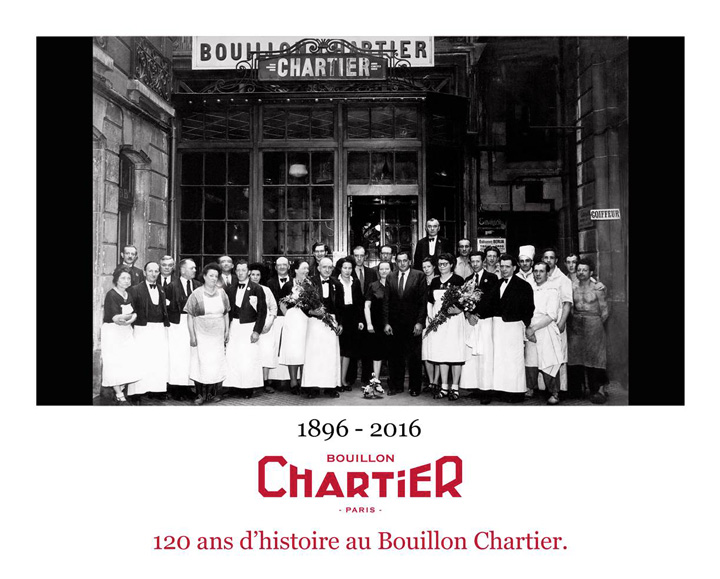 120 ans maison Chartier