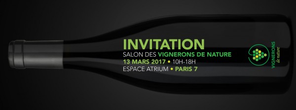 Invitation Salon Vignerons de Nature 2017