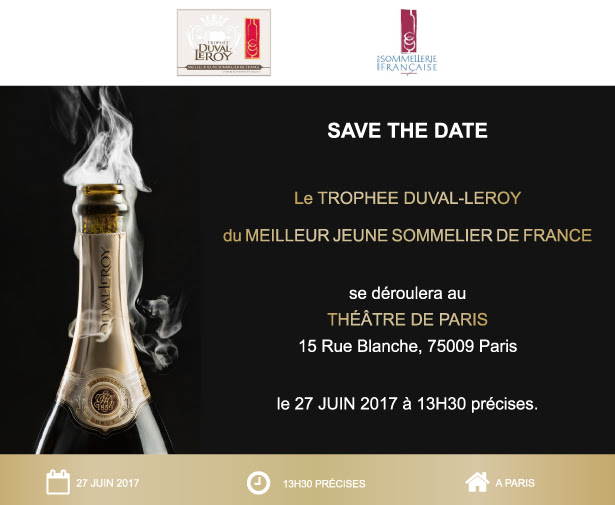 Flyer Trophée Duval-Leroy Meilleur Sommelier de France