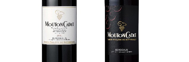 Nouvelle étiquette Mouton-Cadet