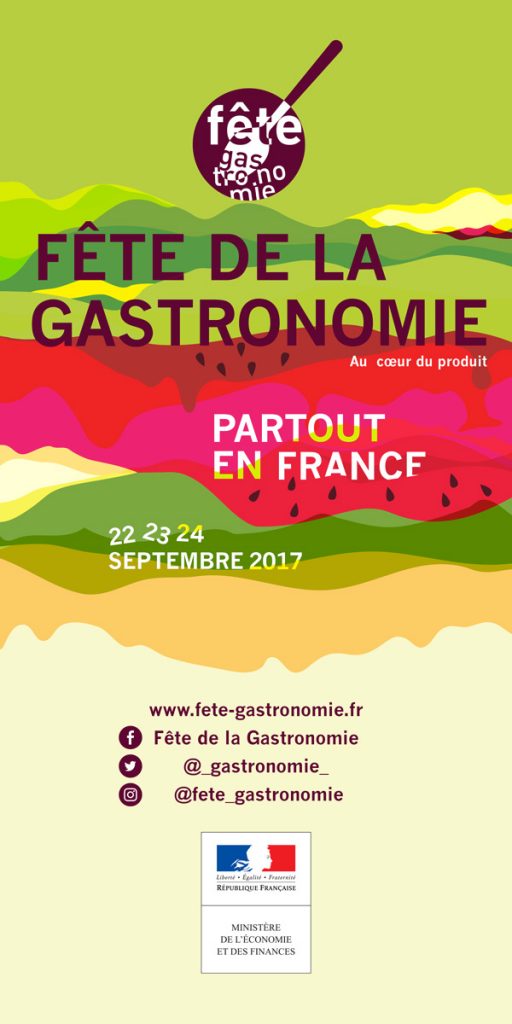 Affiche Fête de la Gastronomie 2017