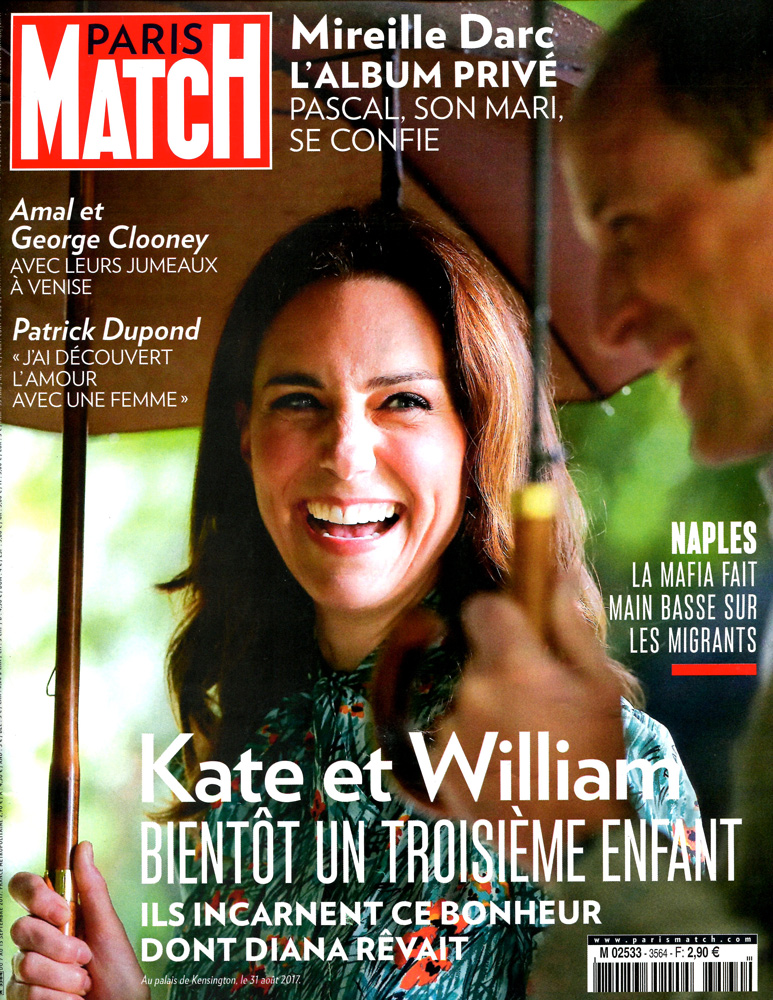 Couverture Paris Match du 07.09.2017