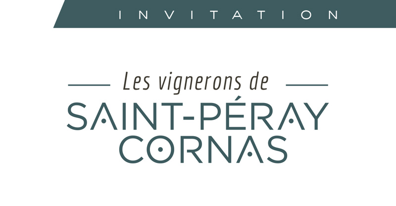 Flyer de la Dégustation des Vignerons de Saint-Péray et Cornas