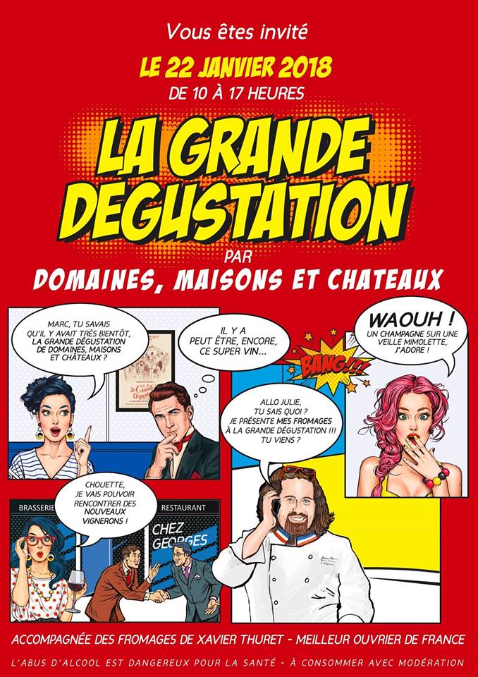 Invitation La Grande Dégustation Domaines, Maisons et Châteaux 2018