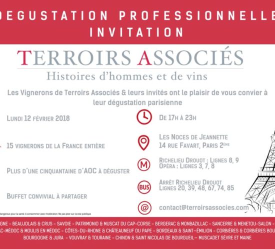 Invitation Terroirs Associés 2018