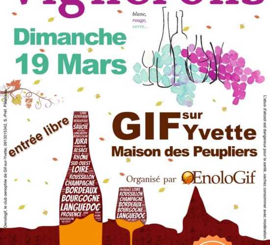 Affiche Salon des Vins de Gif-Sur-Yvette