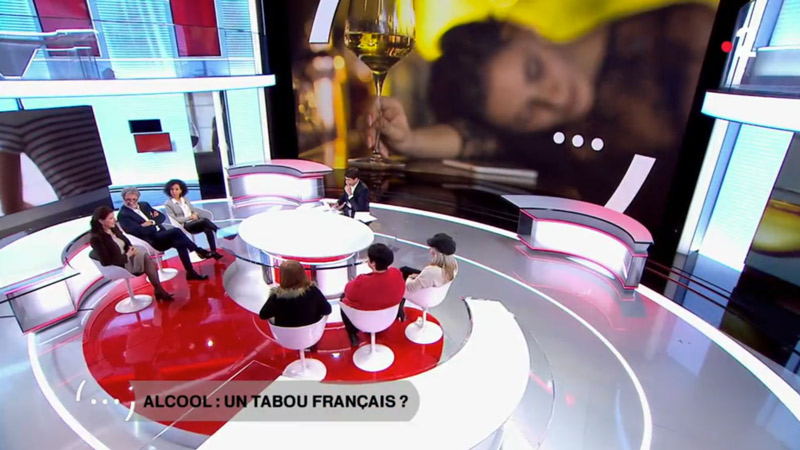 Emission France 2: L'alcool, un tabou français