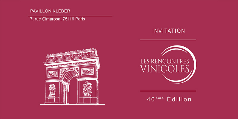Logo Invitation 40e Rencontres Viticoles de Paris