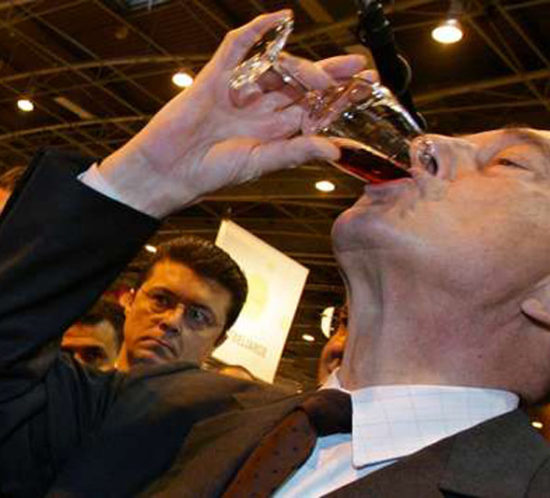 Jacques Chirac et le vin