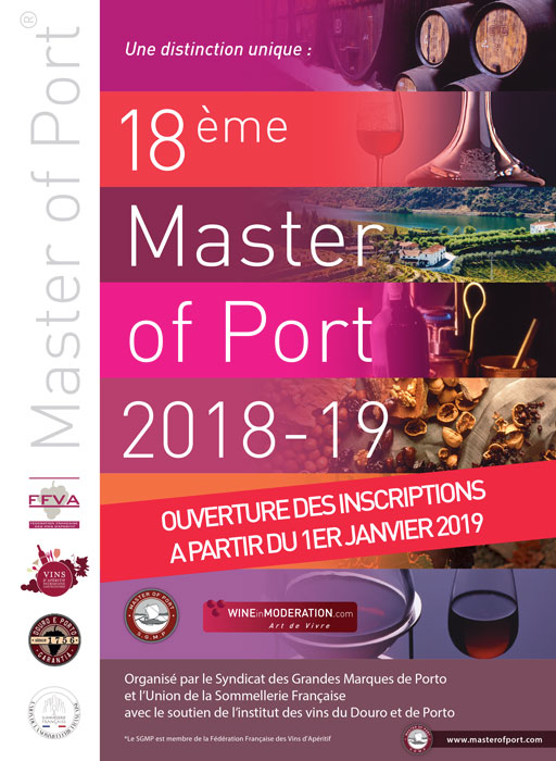 Affiche inscription au Master of Port 2019