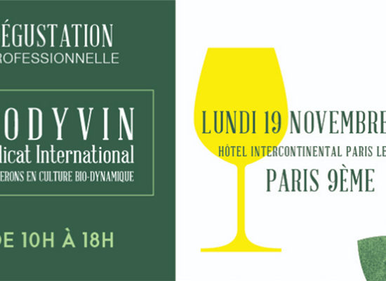 Invitation dégustation Biodyvin, 2018