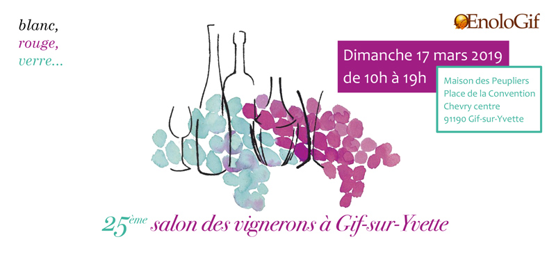 Flyer du Salon des Vignerons de Gif-sur-Yvette 2019