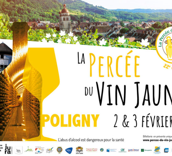 Affiche de la 22è édition Percée du Vin Jaune