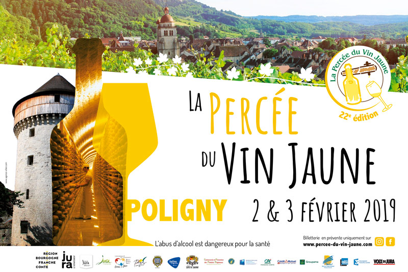 Affiche de la 22è édition Percée du Vin Jaune