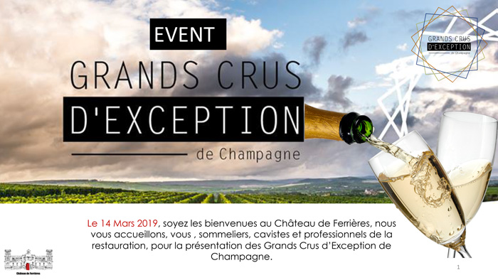Dégustation Grands Crus de Champagne 2019