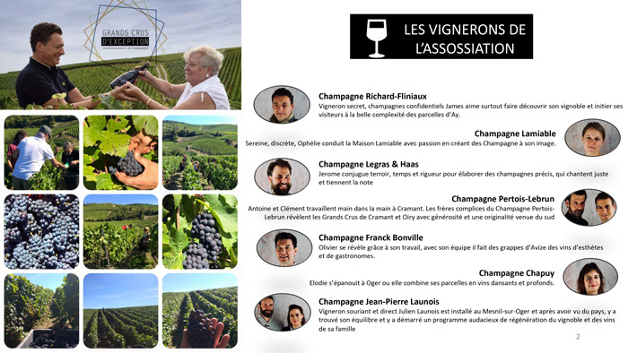 Dégustation Grands Crus de Champagne 2019