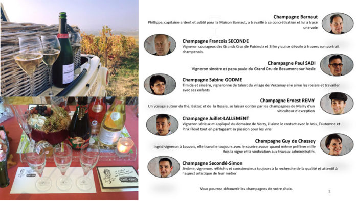 Dégustation Grands Crus de Champagne 2019