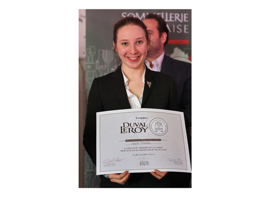 Charlotte Guyot, Meilleure Jeune Sommelière de France 2019