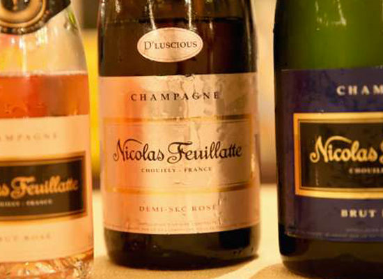 Bouteilles de Champagne Nicolas Feuillatte