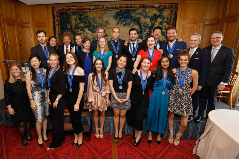 Les lauréats du diplôme de Sommelier de l'Ecole du Cordon Bleu 2019