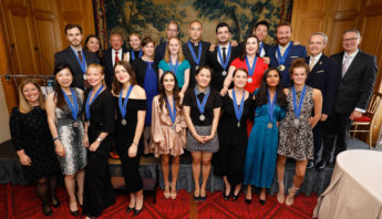 Les lauréats du diplôme de Sommelier de l'Ecole du Cordon Bleu 2019