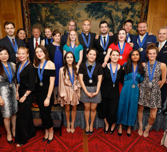 Les lauréats du diplôme de Sommelier de l'Ecole du Cordon Bleu 2019