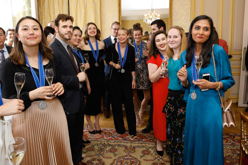 Les lauréats du diplôme de Sommelier de l'Ecole du Cordon Bleu 2019