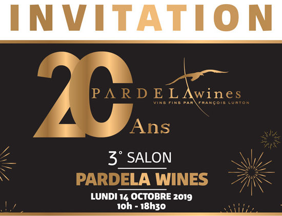 Invitation du 3eme edition Salon Pardela Wines