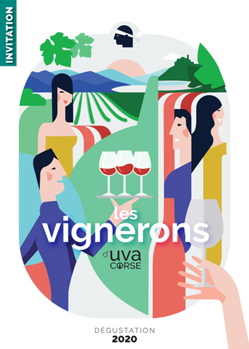 Invitation de la dégustation des Vignerons d'UVA Corse printemps 2020