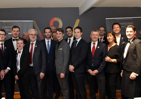 Candidats sélectionnés par l'UDSF pour participer à la demi-finale du concours du meilleur sommelier de France