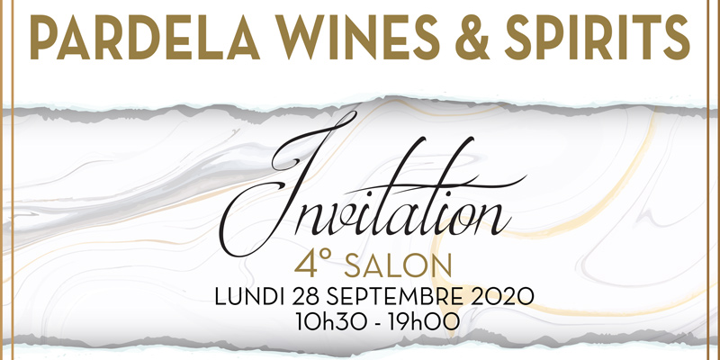 Invitation du 4e salon Pardela Wines